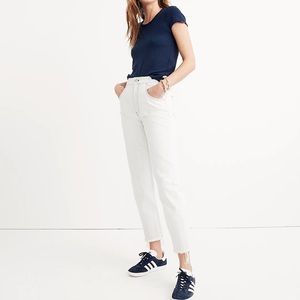 Madewell tapered wide-leg jeans